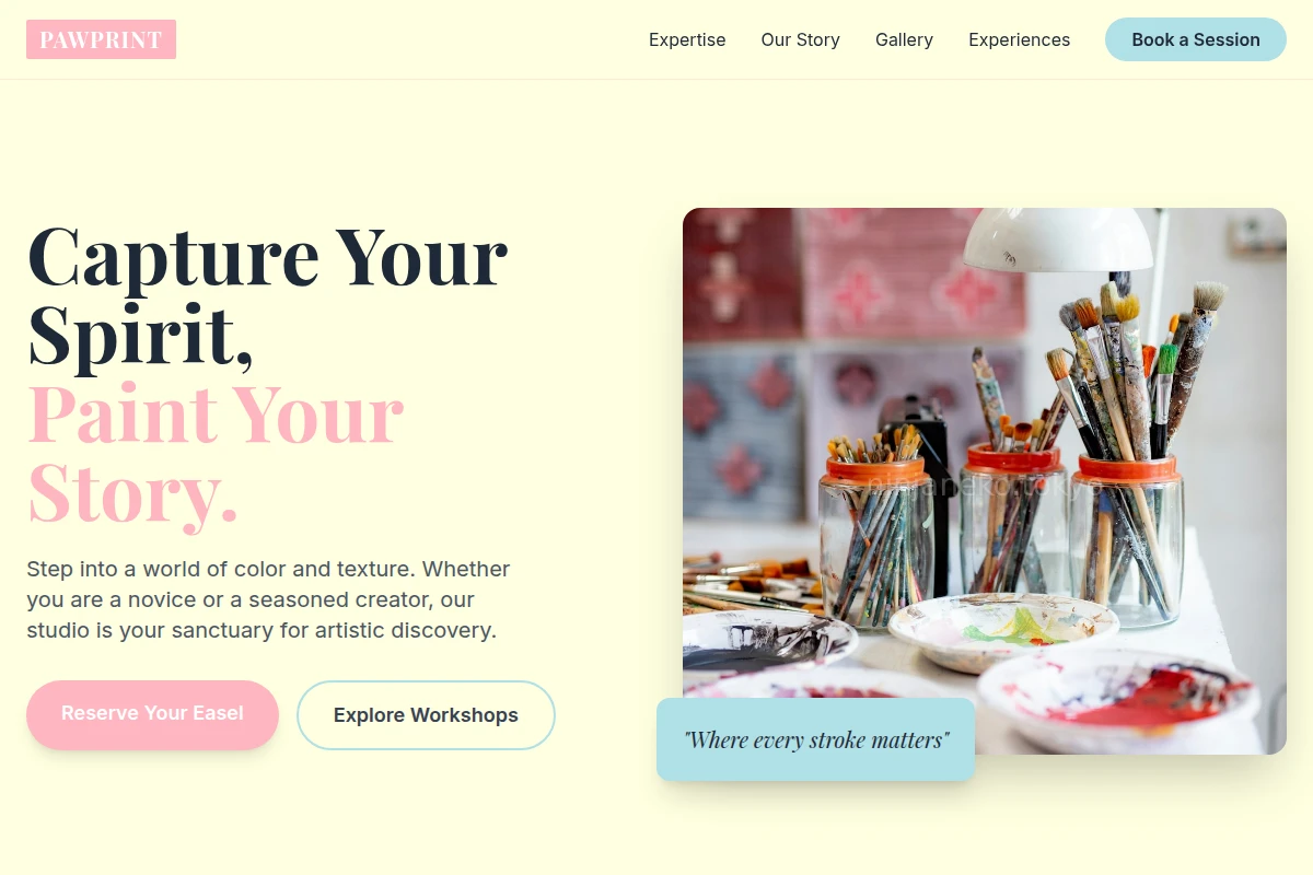 PawPrint Art Studio