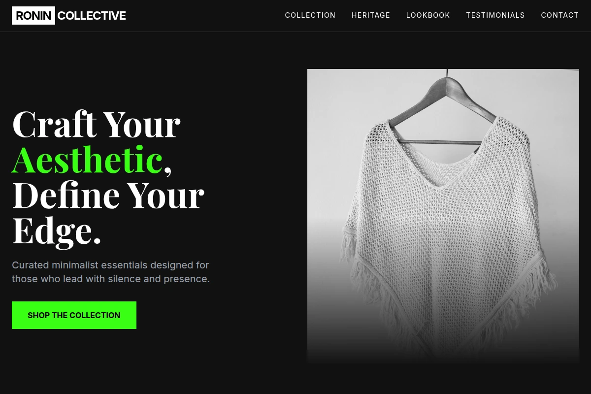 Minimalist Clothing