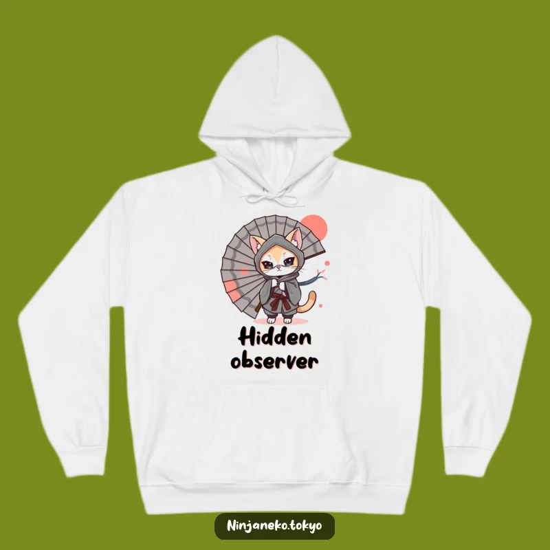Funny Ninja Cat Fan Hoodie: Cozy Mystery and Hilarious Comfort!