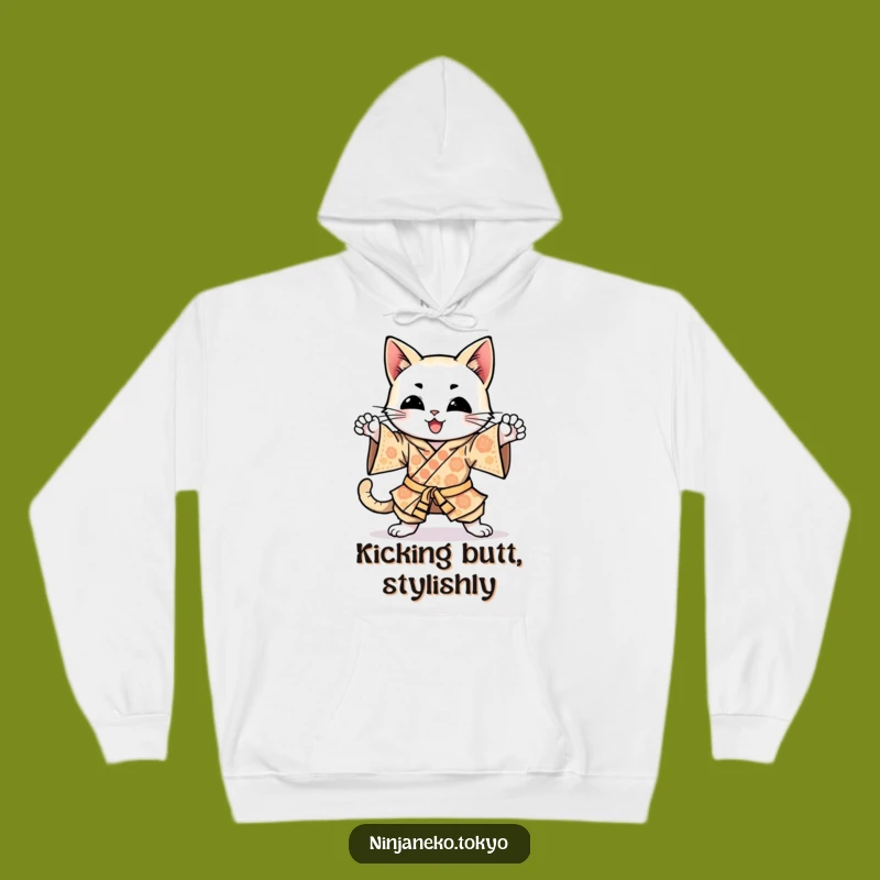 Funny Happy Cat Kimono Hoodie: Warmth, Style & Hilarious Action Gift