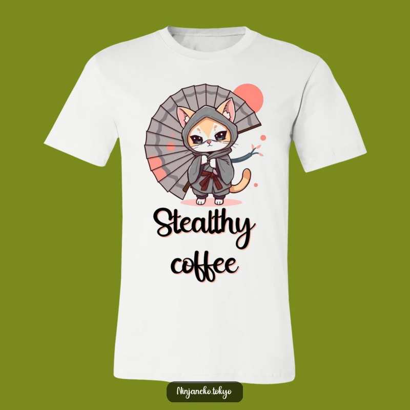 Funny Ninja Cat Fan T-Shirt: Cute and Hilarious Stealth Gift!