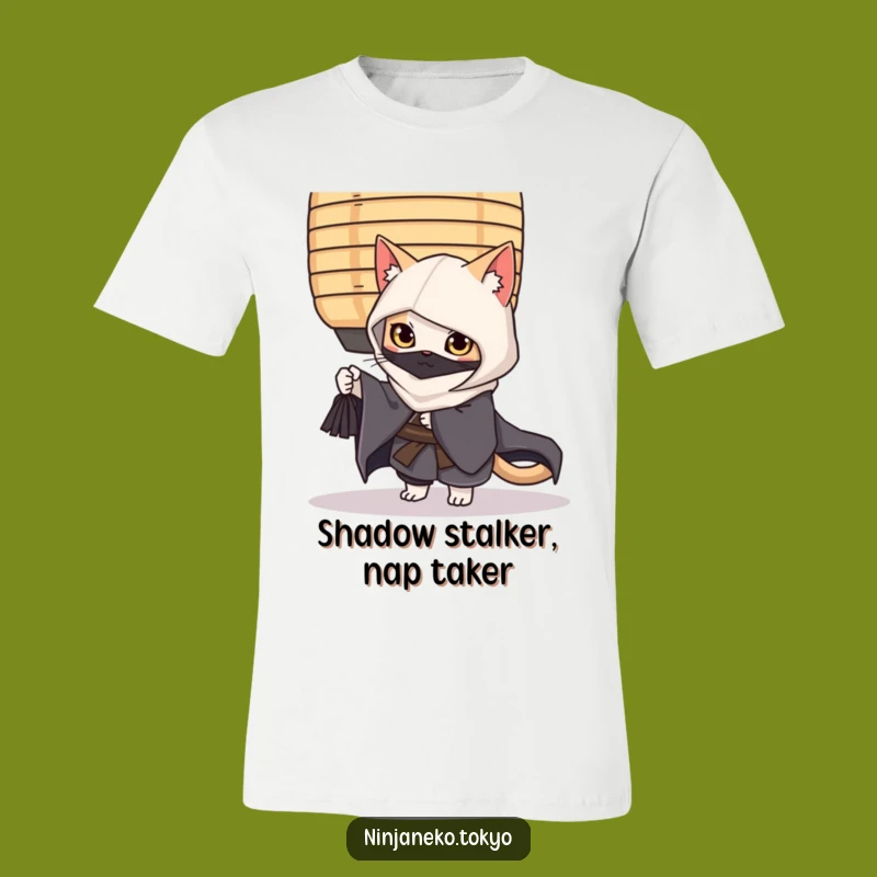 Funny Ninja Cat Kimono T-Shirt: Stealthy Prowler, Hilarious Tee Gift